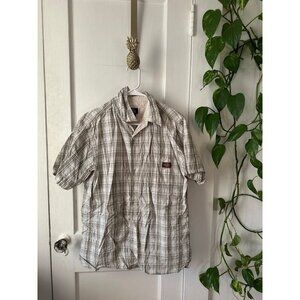 Dickies men’s size large short sleeve button-down shirt